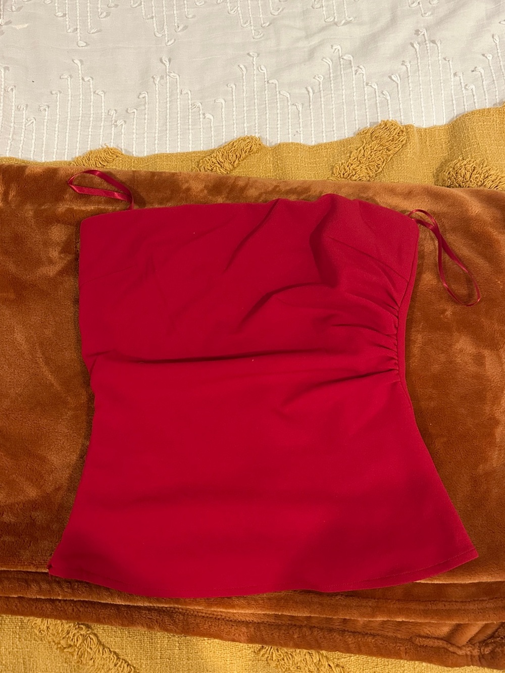 Runaway the label red sleeveless top